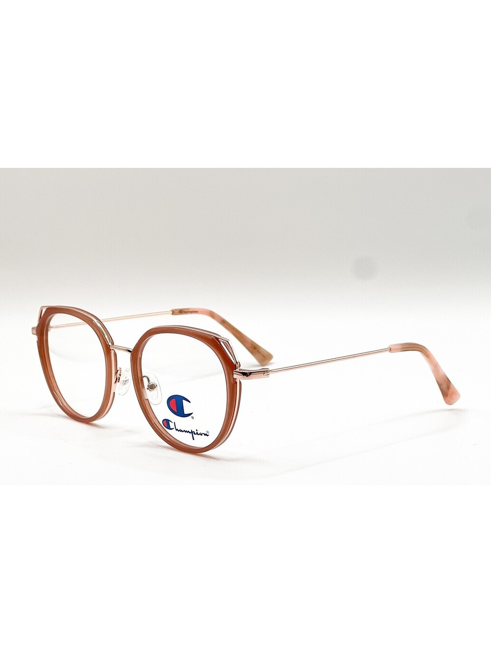 Champion Coco C02 Rose Taupe Gold Round Authentic Eyeglass Frames 51-18-137